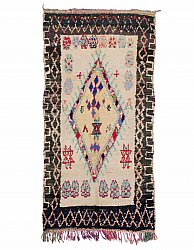 Berberyjskie Dywany Boucherouite Z Maroka 270 x 130 cm