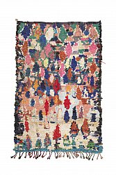 Berberyjskie Dywany Boucherouite Z Maroka 220 x 140 cm