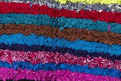 Berberyjskie Dywany Boucherouite Z Maroka 210 x 115 cm