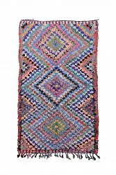 Berberyjskie Dywany Boucherouite Z Maroka 230 x 135 cm