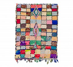Berberyjskie Dywany Boucherouite Z Maroka 140 x 110 cm