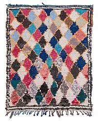 Berberyjskie Dywany Boucherouite Z Maroka 185 x 150 cm