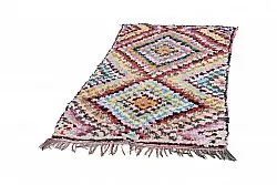 Berberyjskie Dywany Boucherouite Z Maroka 215 x 120 cm