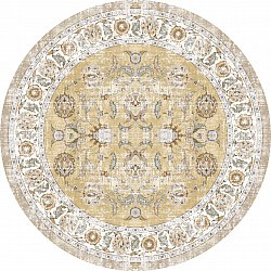 Okrągły dywan - Adeleine (ochra)