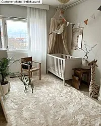 Dywany shaggy - Aranga Super Soft Fur (beżowy)
