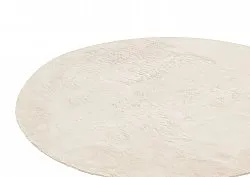Okrągły dywan - Aranga Super Soft Fur (beżowy)