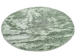 Okrągły dywan - Aranga Super Soft Fur (zielony)