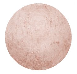 Tappeti rotondi - Aranga Super Soft Fur (rosa)