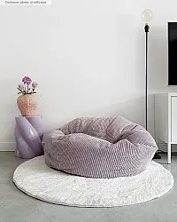 Okrągły dywan - Aranga Super Soft Fur (biały)
