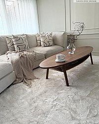 Dywany shaggy - Aranga Super Soft Fur (biały)