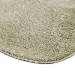 Asymetryczny Falowany Dywan Shaggy - Aranga Super Soft Fur (jasnozielony)