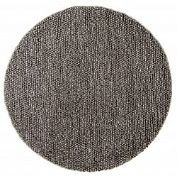 Okrągły dywan - Avafors Wool Bubble (antracit)