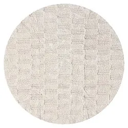 Okrągła mata łazienkowa - Bevin (off-white)