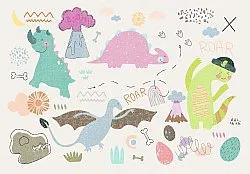 Dywan dziecicęy - Dino (multi)