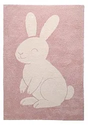 Dywan Dziecięcy - Soft Bunny (różowy/kremowy)