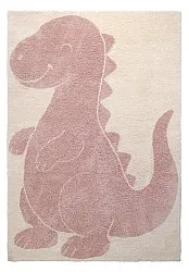 Dywan Dziecięcy - Soft Dino (kremowy/różowy)