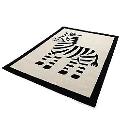 Dywan Dziecięcy - Zebra Hand Tufted Wool Premium (beżowy/czarny)