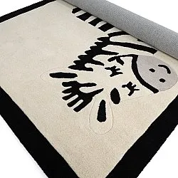 Dywan Dziecięcy - Zebra Hand Tufted Wool Premium (beżowy/czarny)