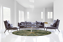 Okrągły dywan - Bellizzi (zielony)