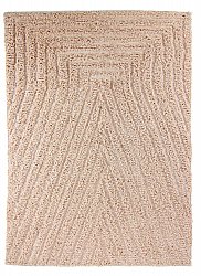 Tappeto A Pelo Lungo - Indra Natural Cotton Shaggy (beige)