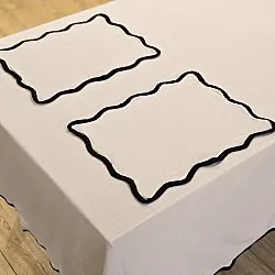 Podkładka pod talerze - Opakowanie 2 sztuki - Yrsa (jasny beż)