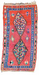 Berberyjskie Dywany Boucherouite Z Maroka 330 x 150 cm