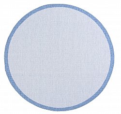 Okrągły dywan - Sortelha (Niebieski)