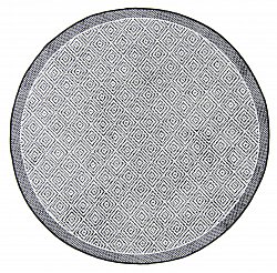 Okrągły dywan - Monsaraz (czarny)
