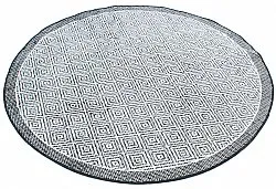 Okrągły dywan - Monsaraz (czarny)