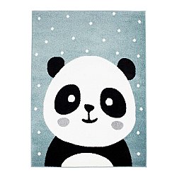 Dywan do pokoju dziecięcego DYWAN DZIECICĘY dla chłopca ze zwierzęciem Bubble Panda niebieski Panda
