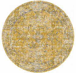 Okrągłe dywan - Gombalia (żółty)