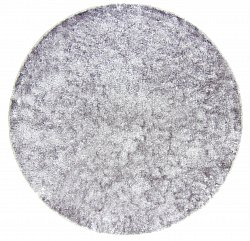 Okrągły dywan - Cosy (srebro)