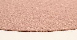 Okrągły dywan - Dhurry (różowy)