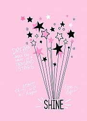 Dywan dziecicęy - Starshine (różowy)
