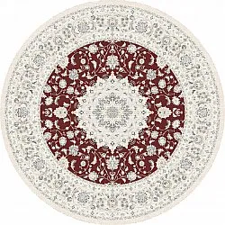 Okrągły dywan - Arabella (burgundia)
