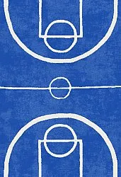 Dywan dziecicęy - Basket (niebieski)