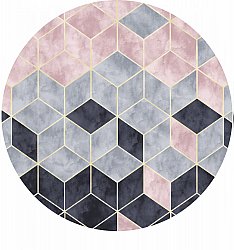 Okrągły dywan - Brigooda (różowy)
