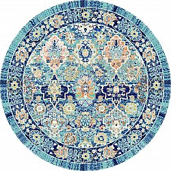 Okrągły dywan - Fernana (niebieski/multi)