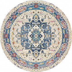 Okrągłe dywan - Siliana (niebieski)