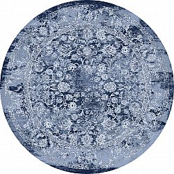 Okrągły dywan - Amaya (niebieski)