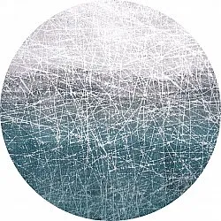 Okrągły dywan - Jervis (turkus)