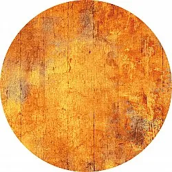 Okrągły dywan - Cesano (pomarańczowy)