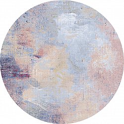 Okrągły dywan - Mogoro (jasny niebieski)