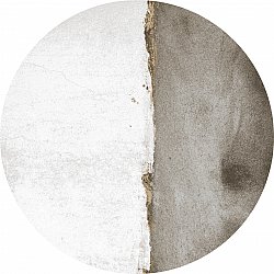 Okrągłe dywan - Prades (biały/szary)