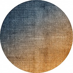 Okrągły dywan - Librilla (brązowy/niebieski)