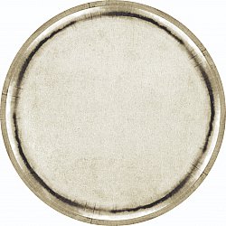 Okrągły dywan - Arriate (beżowy/szary)