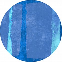 Okrągły dywan - Asti (niebieski)
