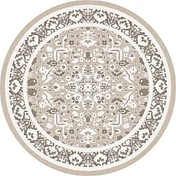 Okrągły dywan - Ember (beżowy/szary)
