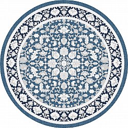 Okrągły dywan - Ember (niebieski)