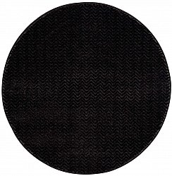 Okrągły dywan - Pandora (czarny)
